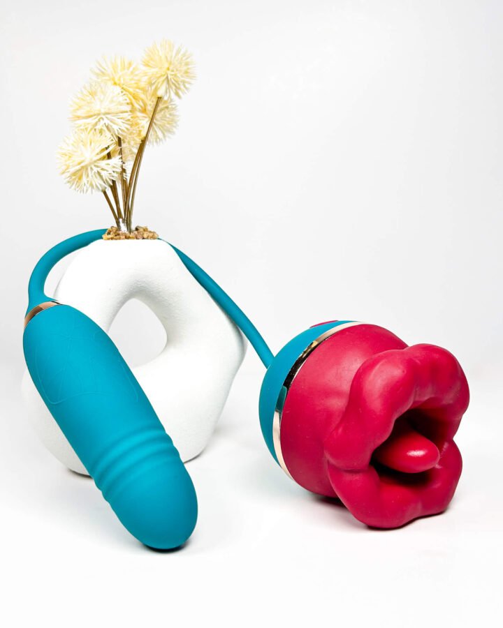 2 in 1 Big Mouth Clit Licking Vibrator