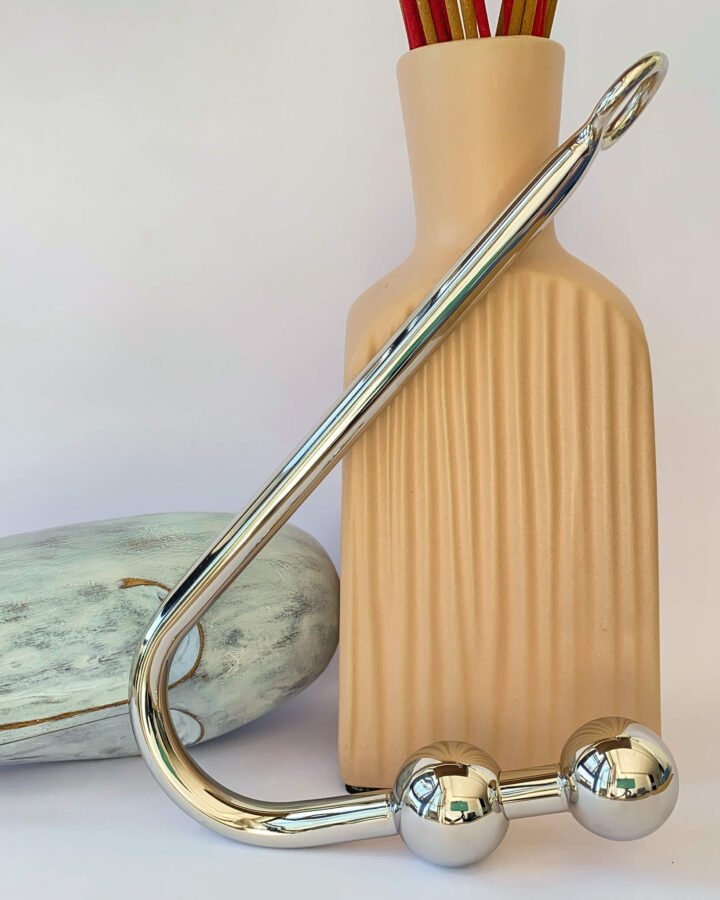 Metal Anal Hook - 2 Balls
