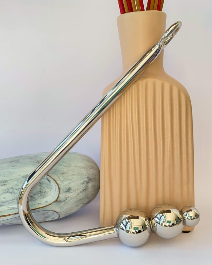 Metal Anal Hook - 3 Balls
