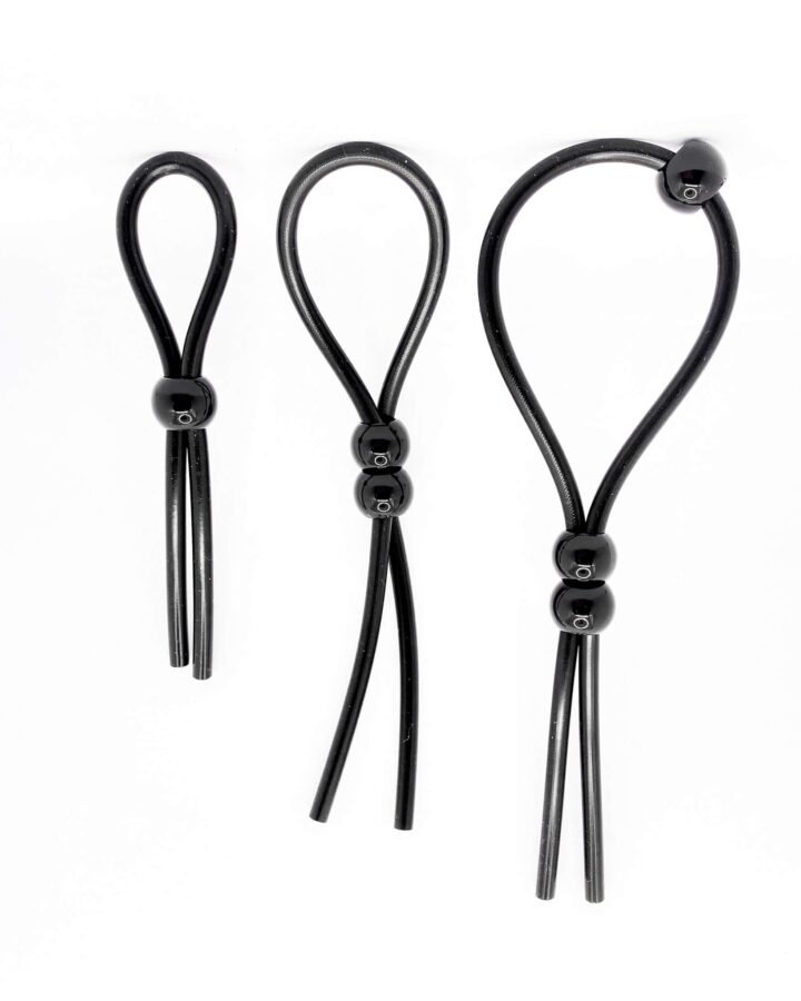 Adjustable Silicone Cock Ring Set (3pcs)