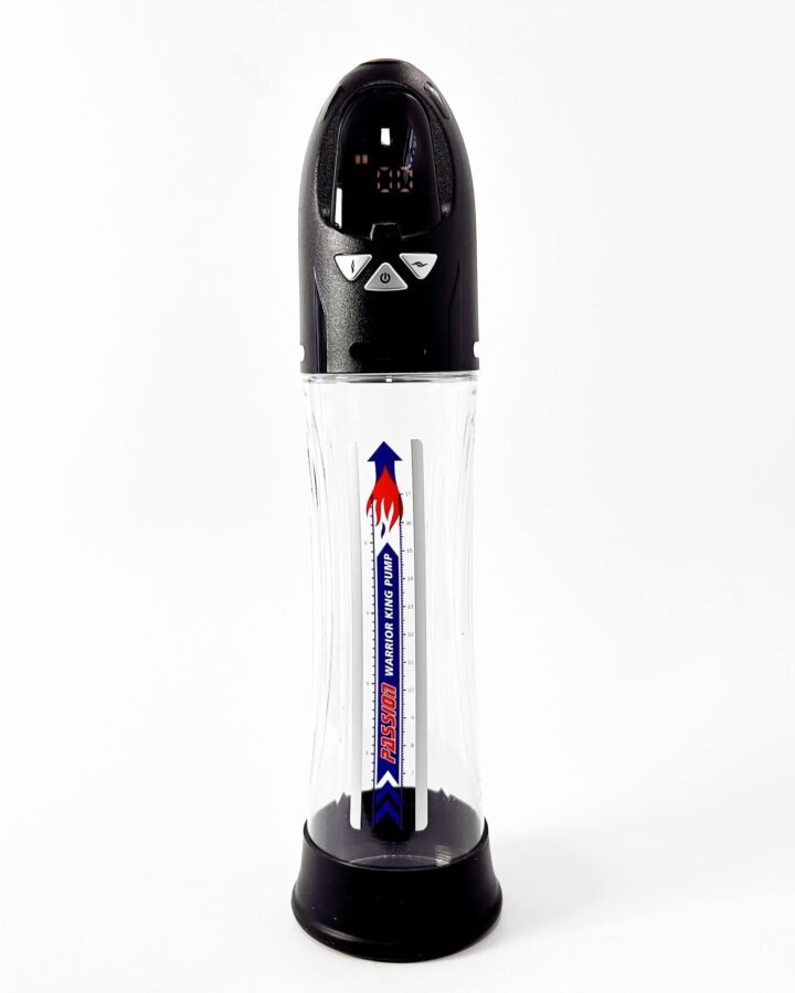 AquaRise Waterproof Electric Penis Pump with LCD Gauge (8 Modes)