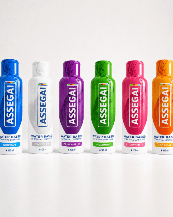 Assegai Premium Personal Lubricant - Delicious Flavours (125ml)
