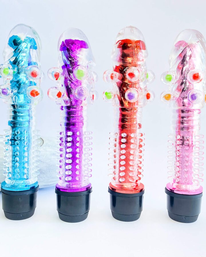 Beaded Spiky Big Bullet Vibrator