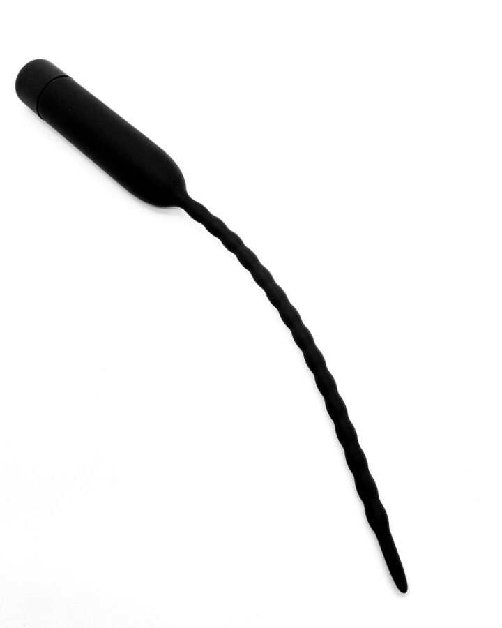 Beaded Vibrating Silicone Penis Plug