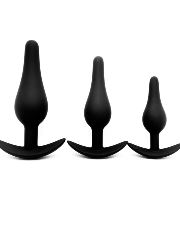 Bold Bulbs Silicone Butt Plug Set (3pcs)