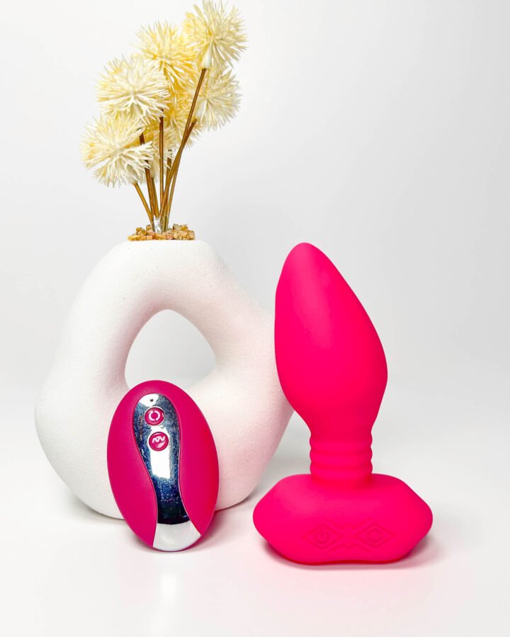 BootyRocker Vibrating Rotating Remote Butt Plug
