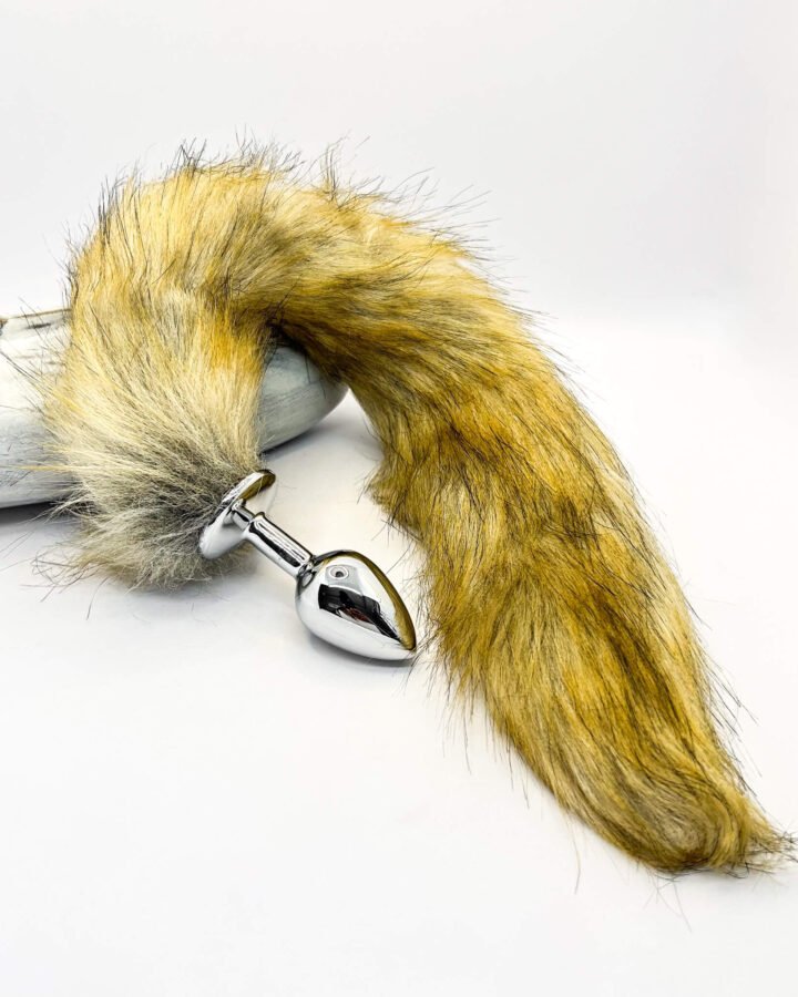 Brown Fox Tail Anal Butt Plug