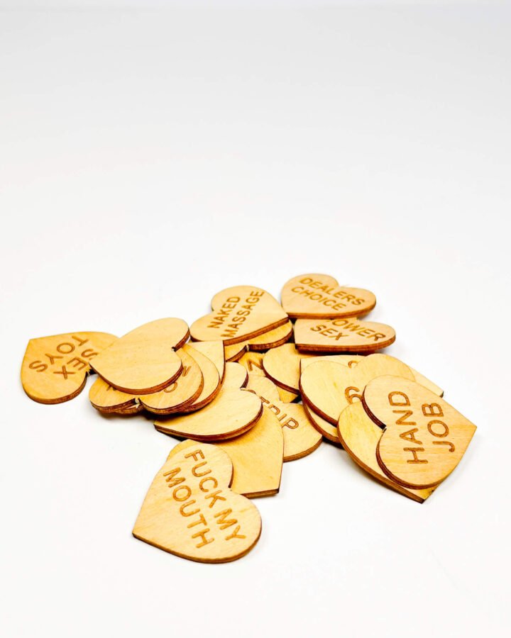 Date Night Wooden Sex Tokens (20pcs)