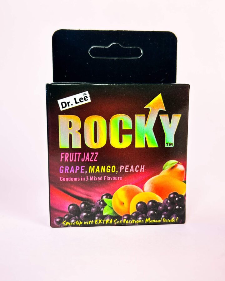 Dr Lee Rocky Fruitjazz Flavoured Condoms (3 Pack)