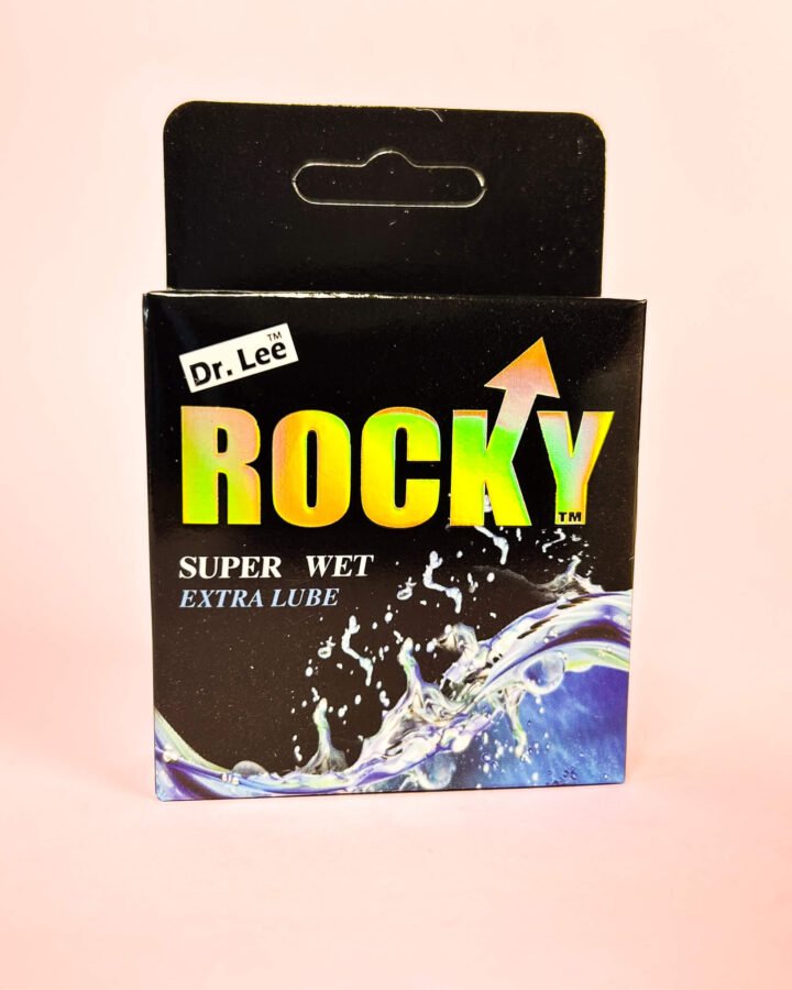Dr Lee Rocky Super Wet Condoms (3 Pack)