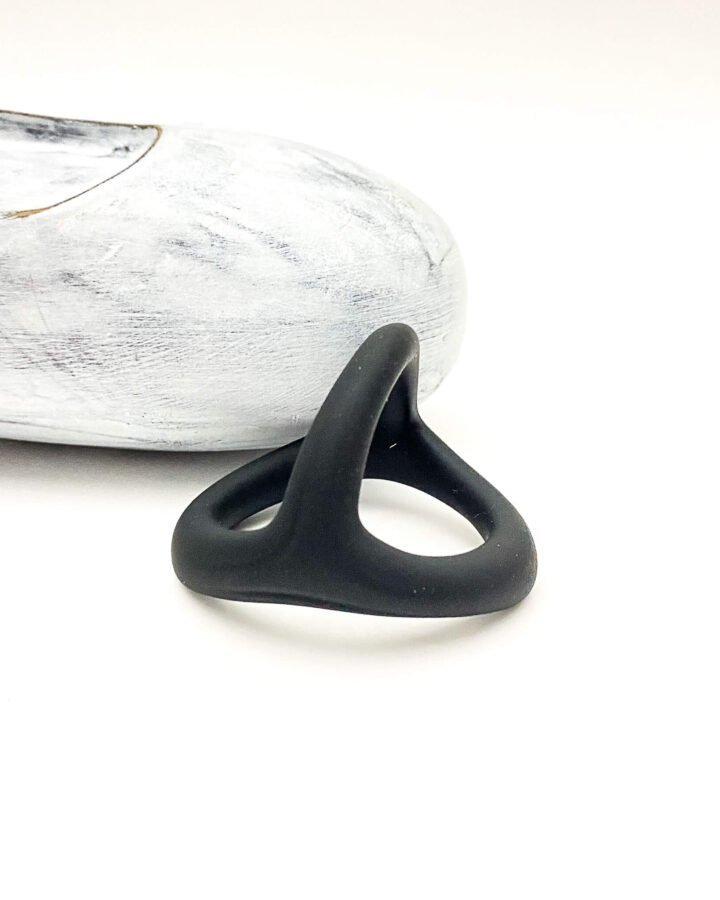 Silicone Dual Cock and Balls Ring
