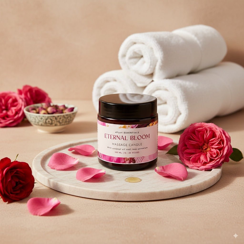 4Play Soy Wax Massage Candle 100ml - Eternal Bloom