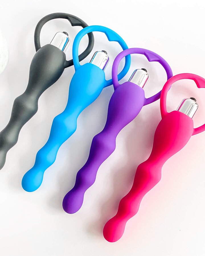 Single Speed Vibrating Anal Beads