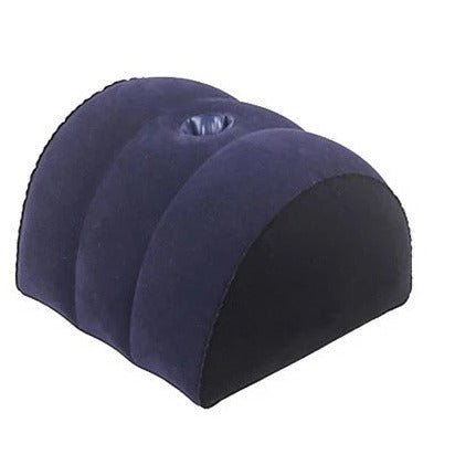 Inflatable Half-Moon Sex Pillow with Hand Pump