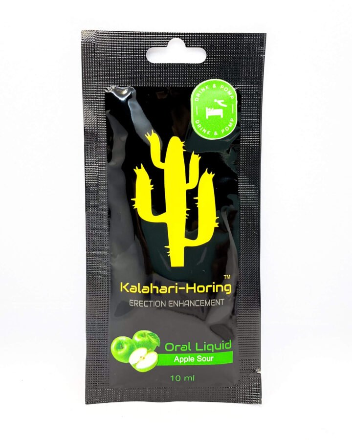 Kalahari Horing Drink & Pomp Male Erection Booster Oral Liquid - Apple Sour