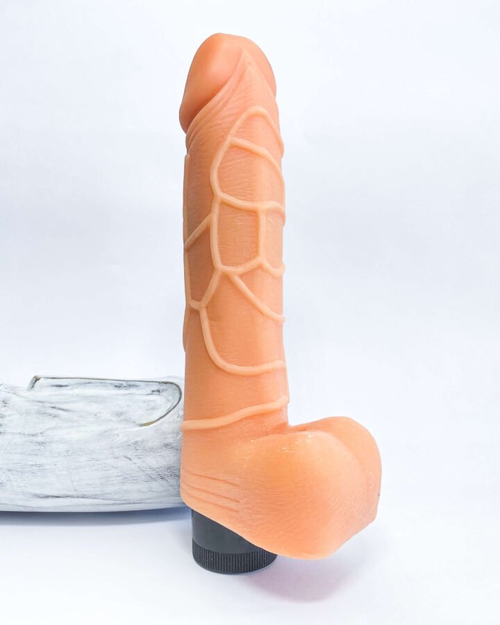 Lifelike Dildo Vibrator with Balls - 21 cm/8.3 inches