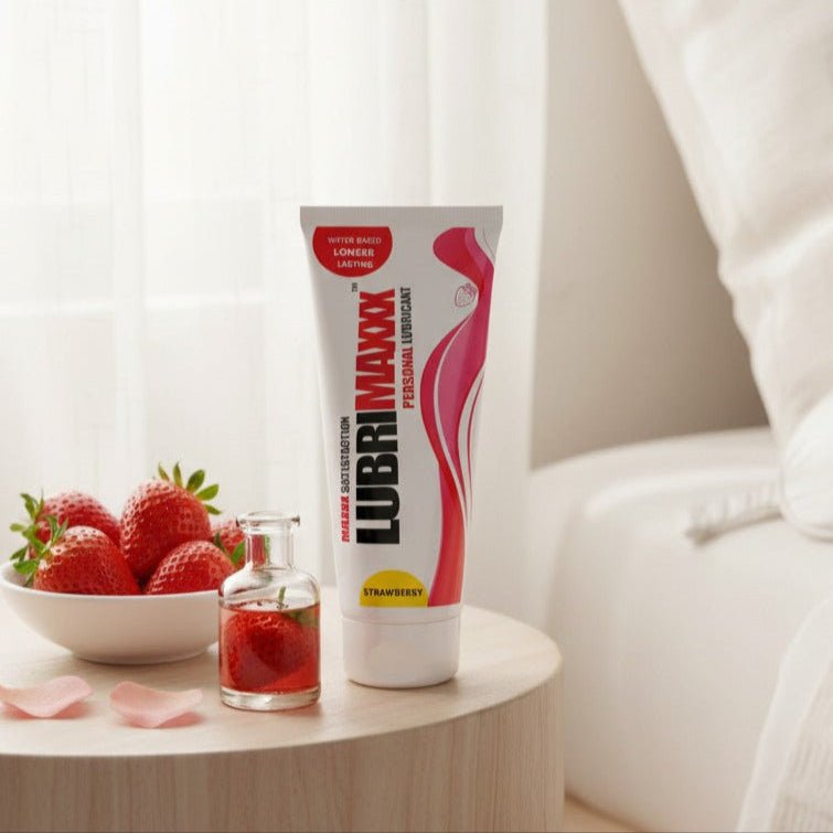 Lubrimaxx Personal Lube Strawberry Flavour Bottle (200ml)