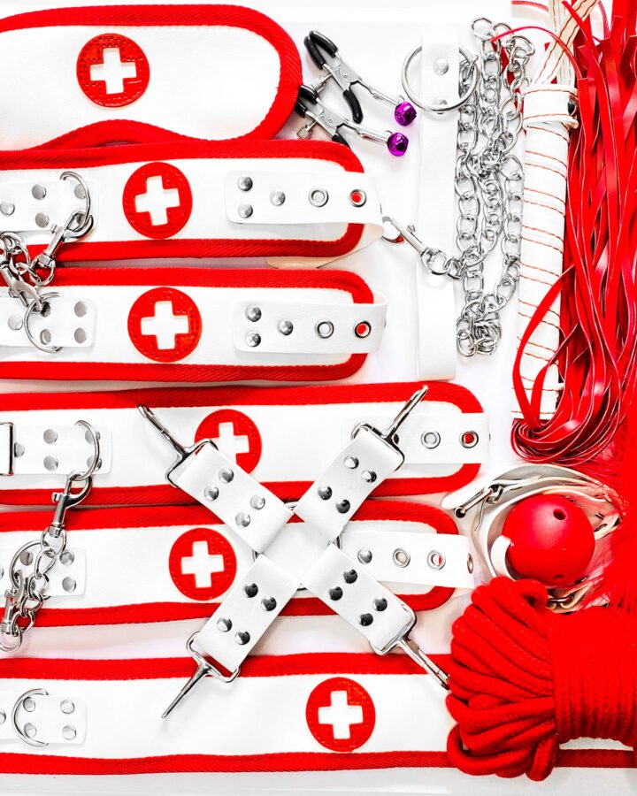 Naughty Nurse Bondage Kit - 10 Pieces