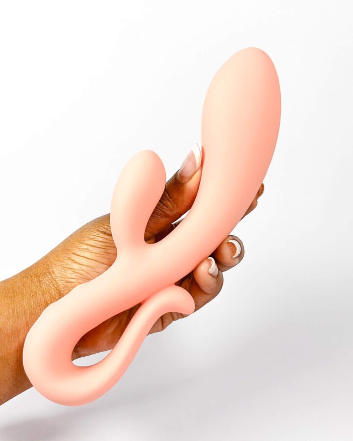 Sweet Vibe Naughty Rabbit Vibrator - Peach
