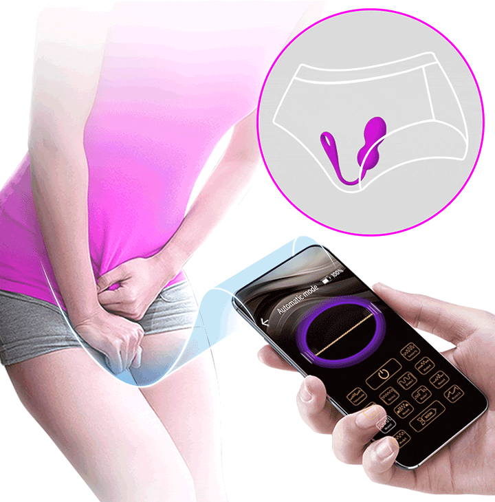 Pretty Love Elvira App Controlled Pleasure Balls (Long Distance)