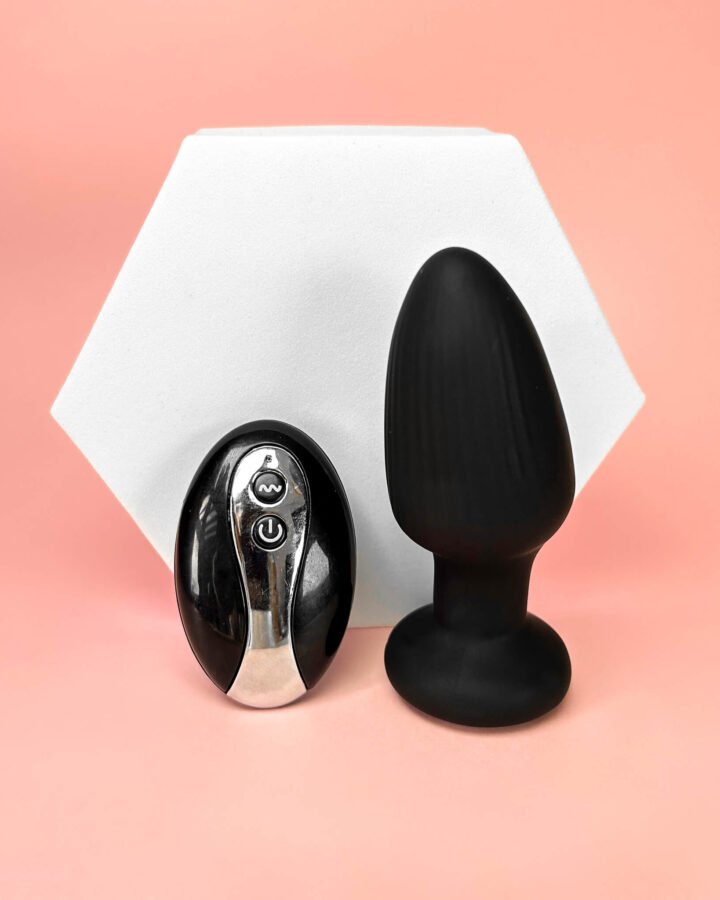 Rainbow Glow 360° Rotating Vibrating Butt Plug