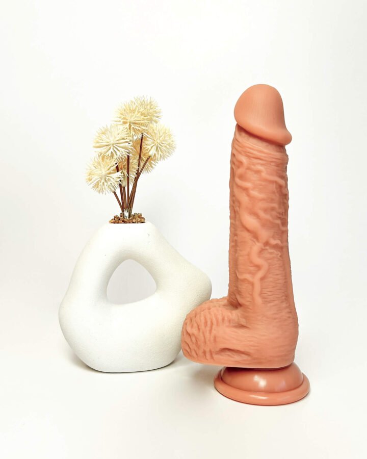 RealStroke Realistic Suction Dildo (19.5cm/7.7inch)