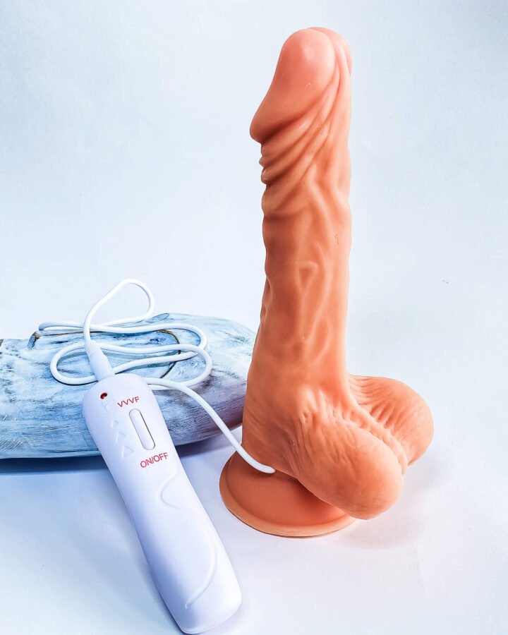 Perfect Orgasm Rotating Dildo with Remote - 20 cm/7.9 inches