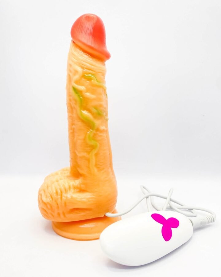 Royal Ares Rotating Heating Vibrating Dildo with Wired Remote (19cm/7.5inch)