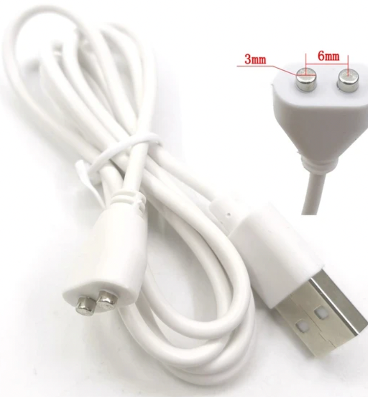 2 in 1 Rose/Tongue Magnetic USB Replacement Charger