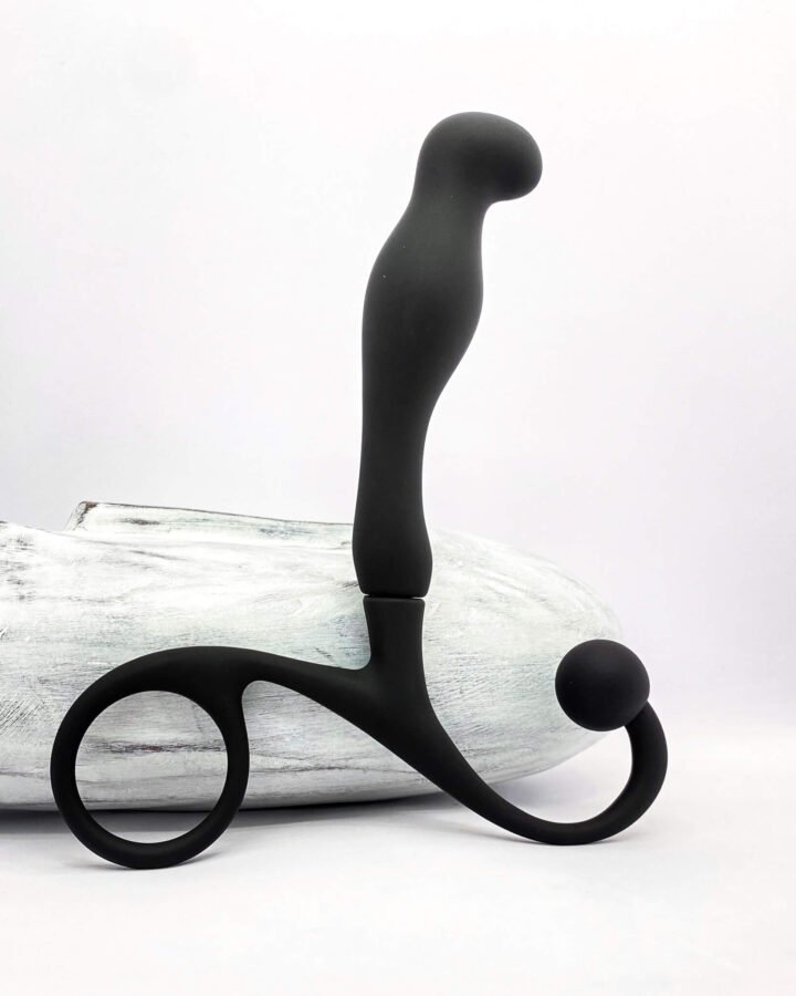 Silicone Prostate Stimulator with Handle