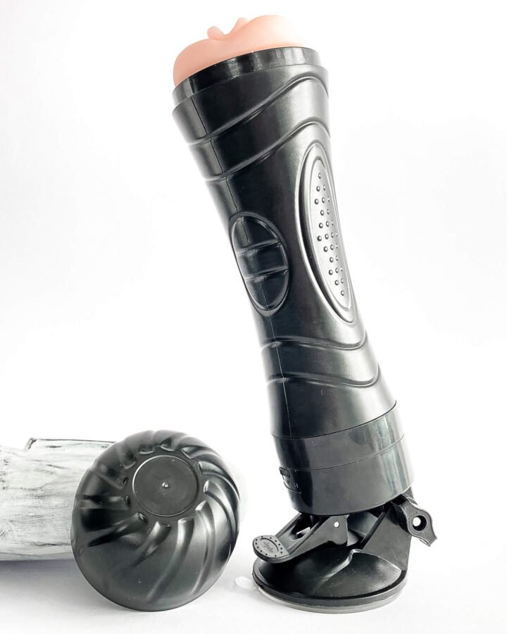 Pure Pleasure Vibrating Hands-Free Suction Cup Male Masturbator