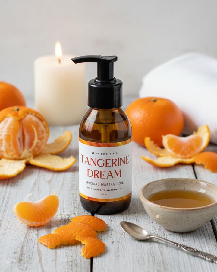 4Play Sensual Massage Oil 100ml - Mandarin