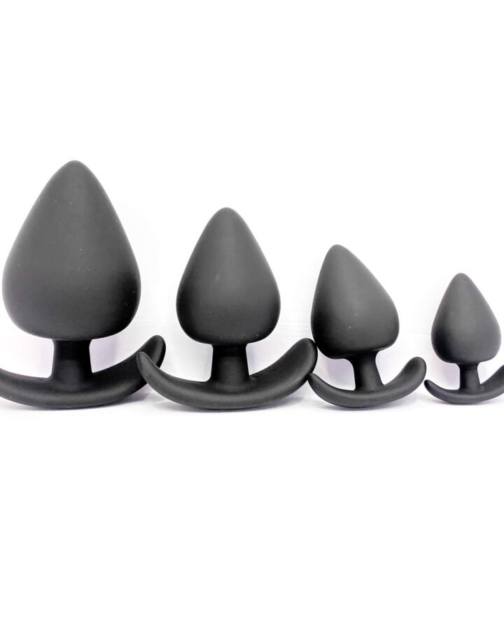 Teardrop Silicone Butt Plug Set (4pcs)