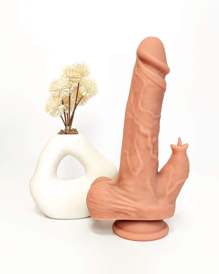 Tease Me Twice Realistic Silicone Dildo (21cm/8.3inch)