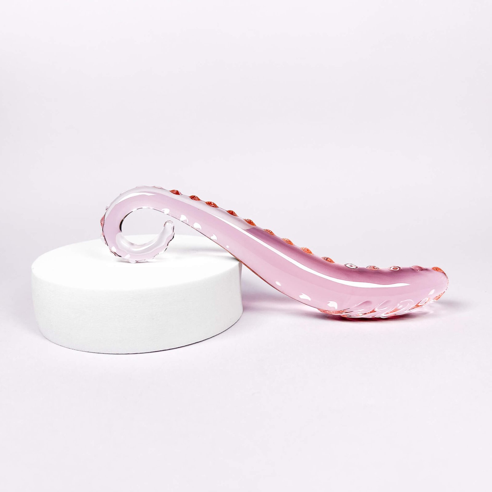 Temptacle Curved Glass Dildo (16cm/6.3Inch)