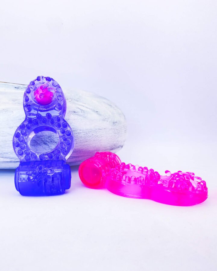 Vibrating Double Ding Penis Ring