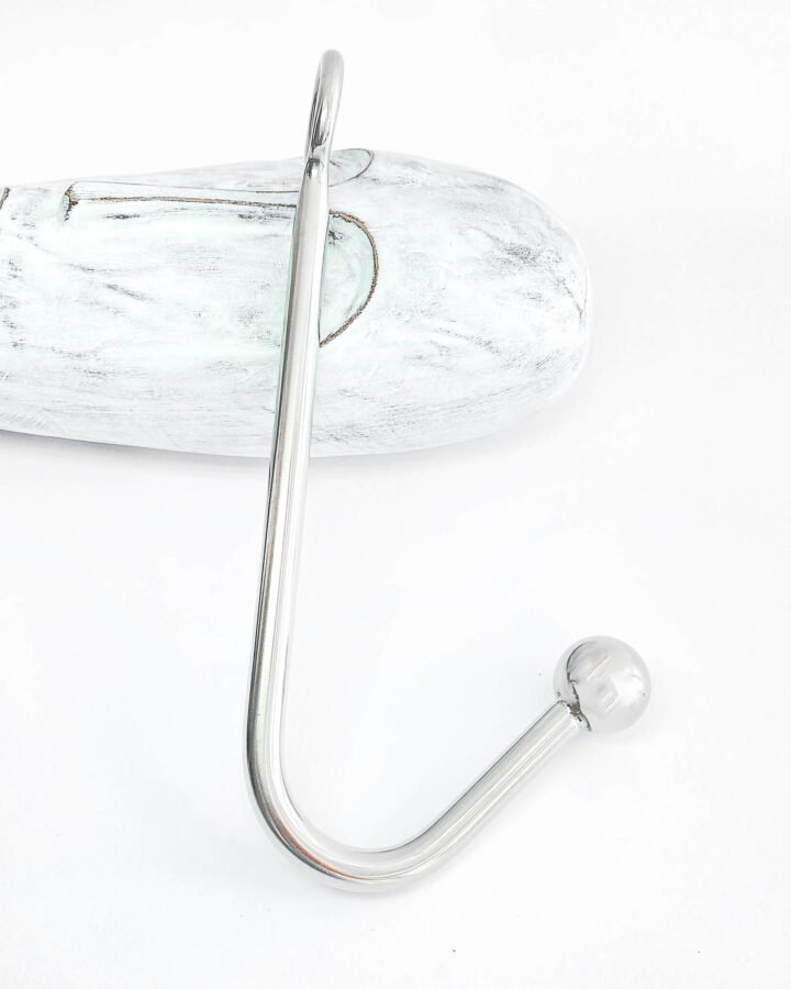 1 Ball Metal Anal Hook - Small