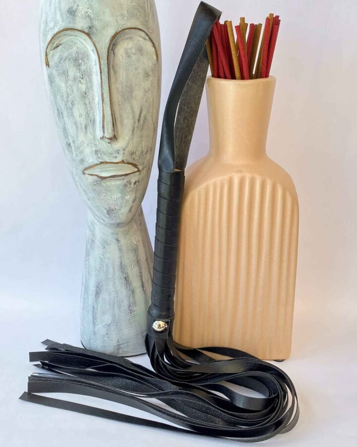 Mini Leather Flogger Whip