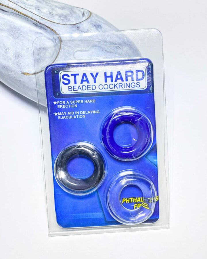 Stretchable Doughnut Cock Ring 3 Pack