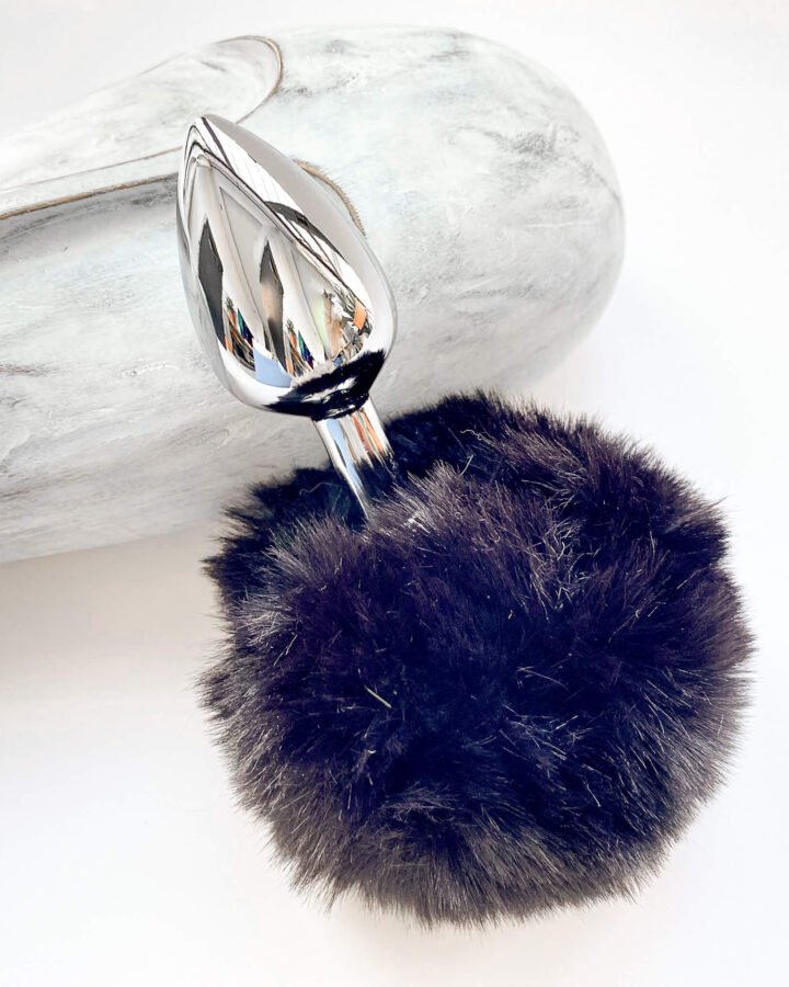 Bunny Tail Butt Plug - 2.5cm