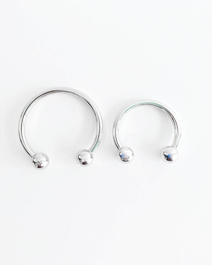 Dual Beaded Metal Glans Ring