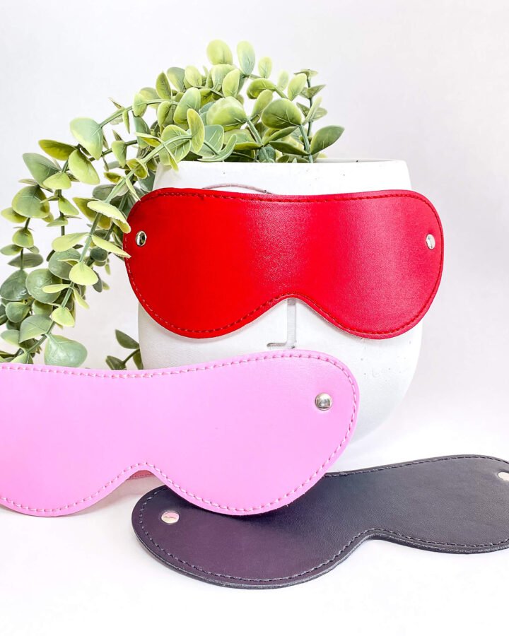 Leather Bondage Blindfold