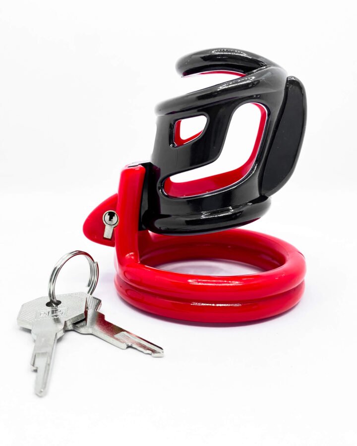 Breathable Two-Toned Plastic Resin Cock Cage