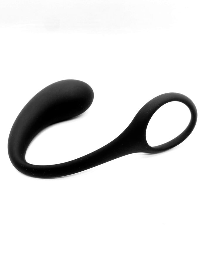 Silicone Prostate Massager with cock ring