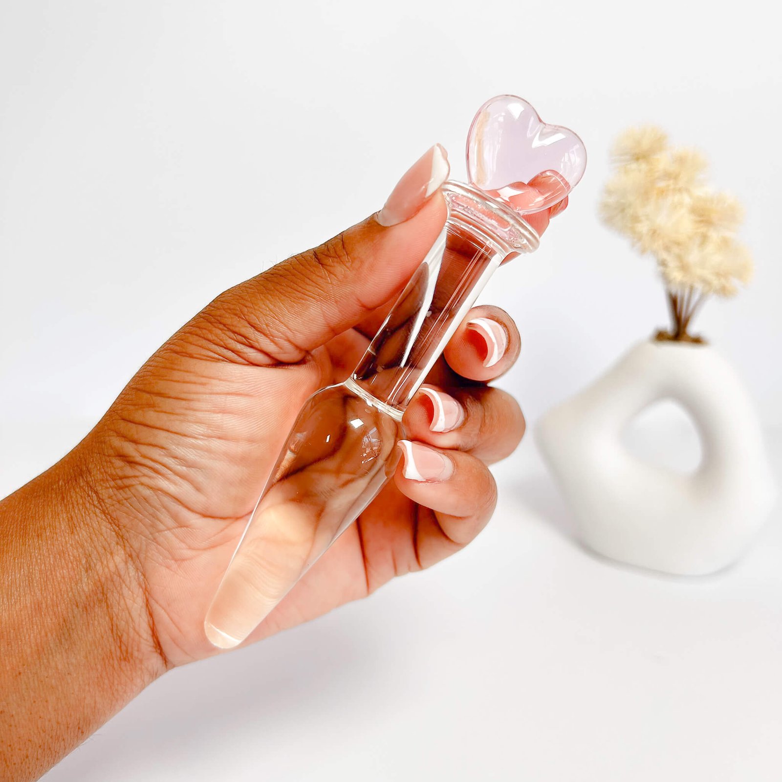 Heart Glass Butt Plug