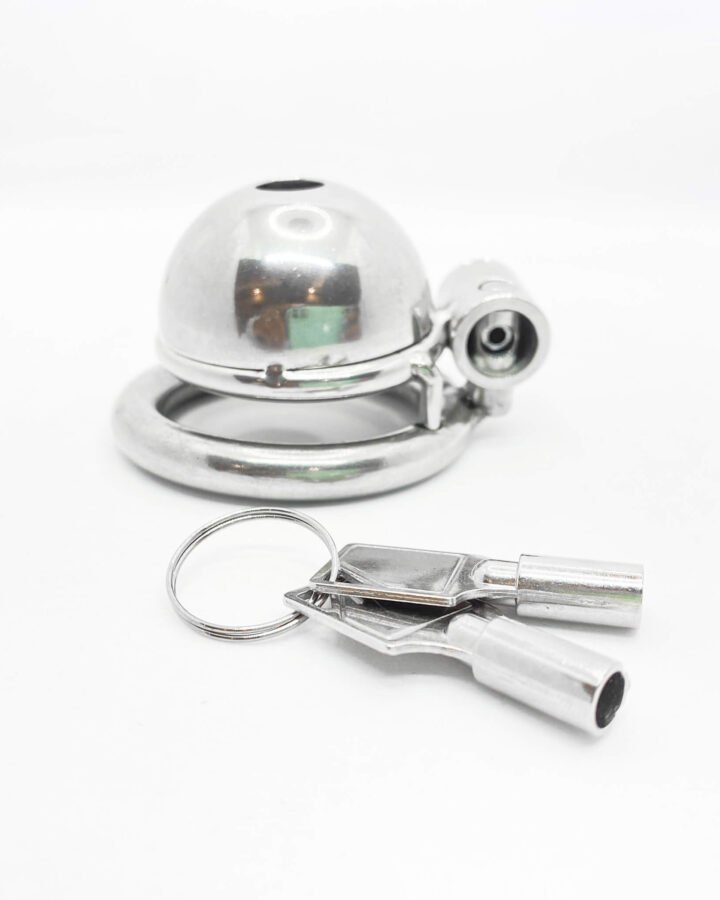 The Bell Short Metal Chastity Cage