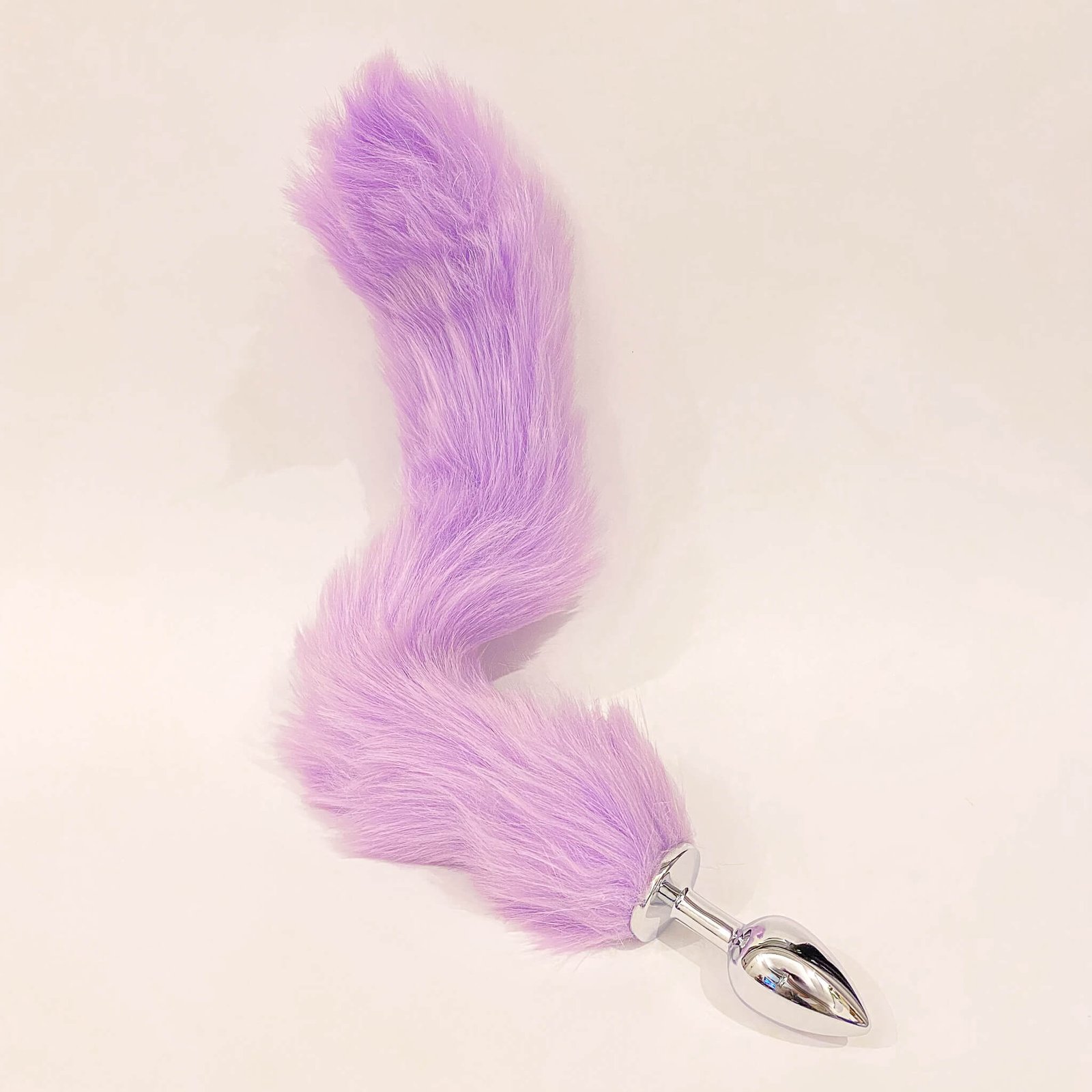 Purple Fox Tail Anal Butt Plug