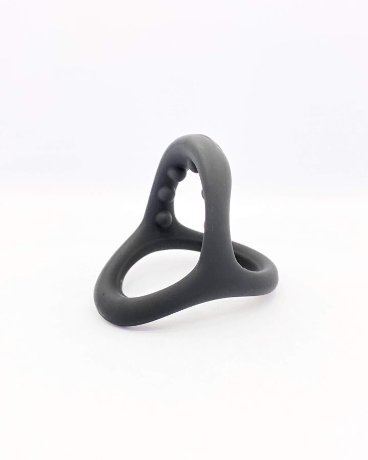 Max Erect Silicone Triple Cock and Balls Ring