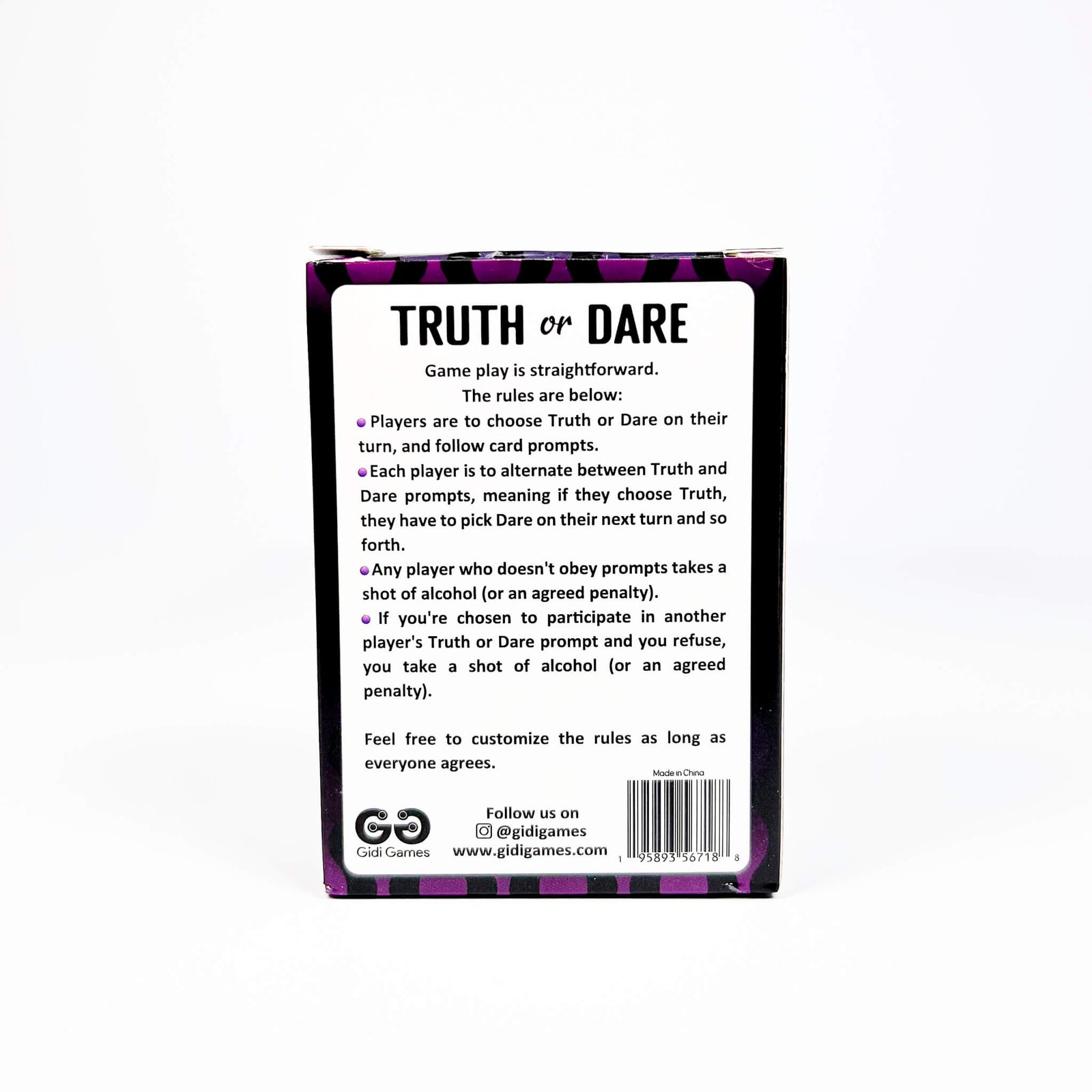 Truth or Dare Card Game for Adults