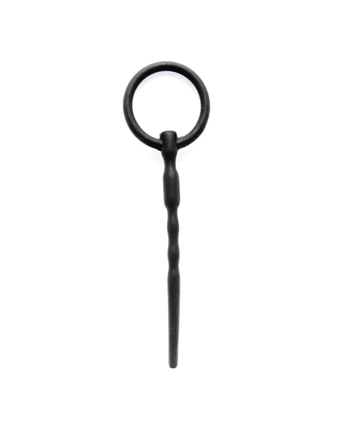 Silicone Cum-Thru Urethral Plug with Ring